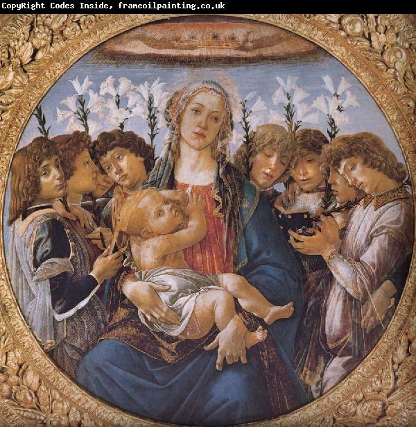 Sandro Botticelli Our Lady of the eight sub angel